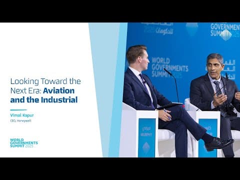Looking Toward the Next Era: Aviation and the Industrial SectorVimal Kapur, CEO, Honeywell
