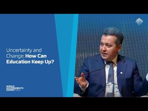 Uncertainty and Change: How Can Education Keep Up?